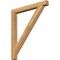 Ekena Millwork Traditional Block Rough Sawn Bracket, Western Red Cedar, 4"W x 42"D x 48"H BKT04X42X48TRA05RWR - alternate 1